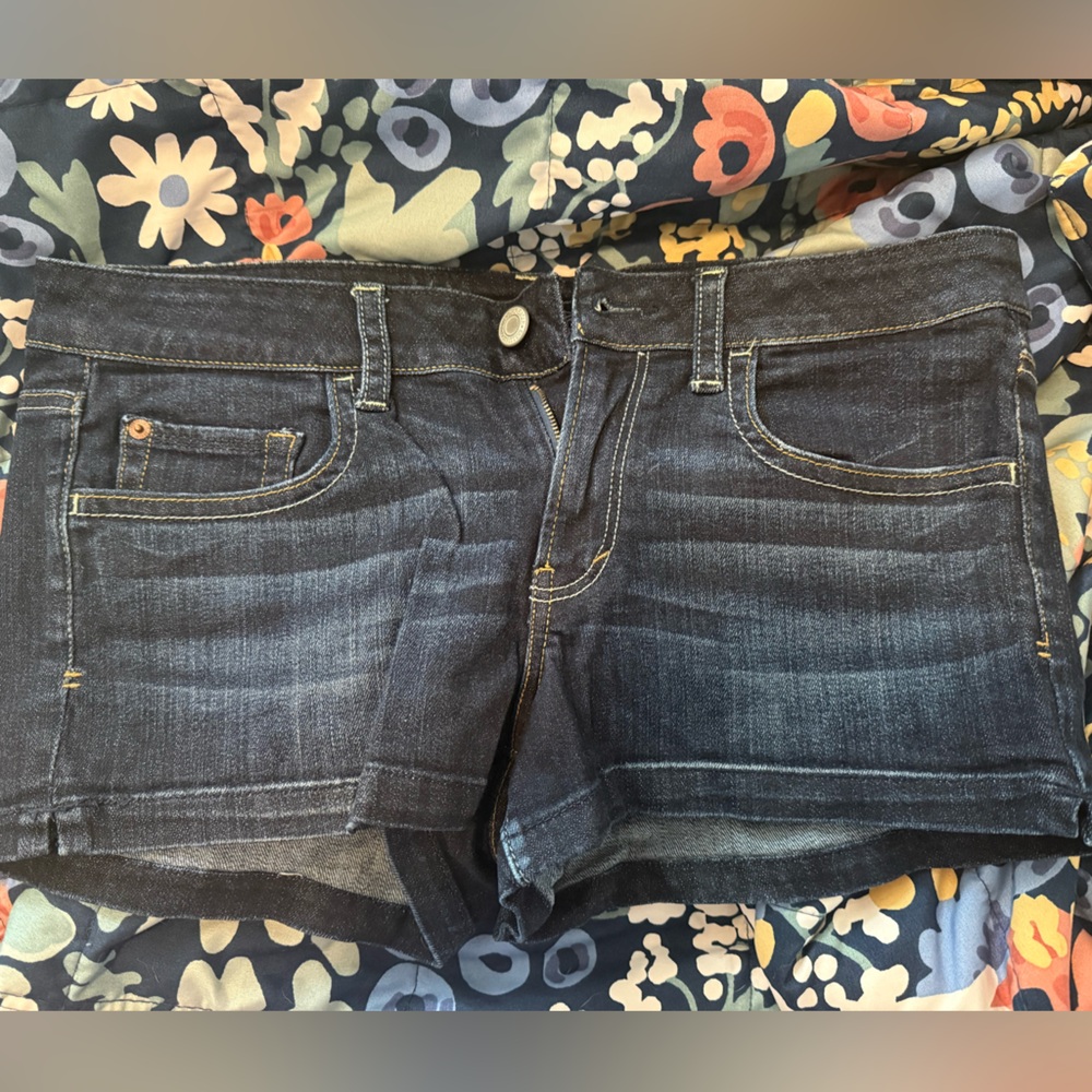 American Eagle Outfitters Dark Wash Women's Denim Shorts.